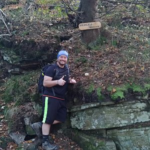 Jakub Špaček na vrcholu Skalka (na Pustevnách) (21.10.2019 16:03)