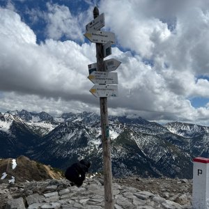 Radim on the summit of Kondratova kopa (19.4.2025)
