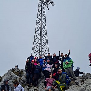 Baru na vrcholu Wielki Giewont (25.9.2021 11:30)