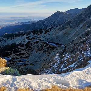 Martin Horáček na vrcholu Krajná kopa (17.11.2021 8:52)