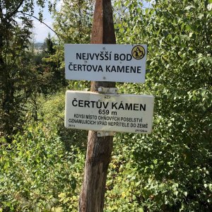 RAJahn on the summit of Čertův kámen (17.8.2025 11:29)