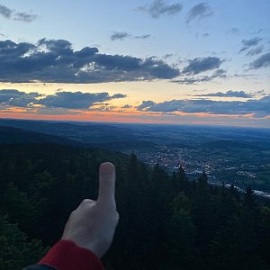 Káťa na vrcholu Libín (30.5.2022 21:19)