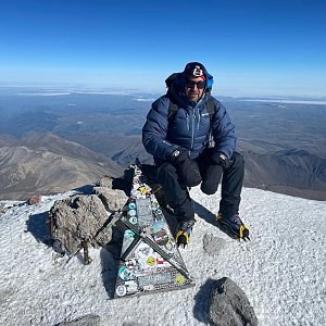 michalzhor on the summit of Elbrus (9.9.2021 4:10)