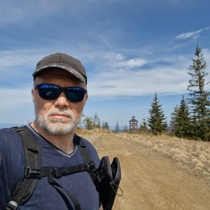 Rastislav Biarinec on the summit of Machy (13.4.2025 13:17)
