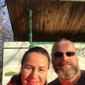 Macinka na vrcholu Čupek (1.1.2021 14:02)
