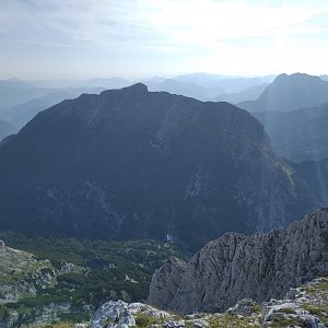 megalodon na vrcholu Hochzinödl (12.8.2021 16:00)