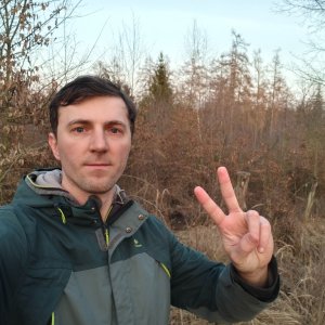 Jiří Králík on the summit of Jelení vrch (27.2.2026 17:19)
