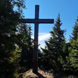 Horalka Anička on the summit of Siebensteinkopf (13.8.2024 9:36)