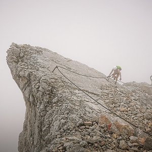 Jiří Králík na vrcholu Dachsteinwarte (13.9.2021 12:46)