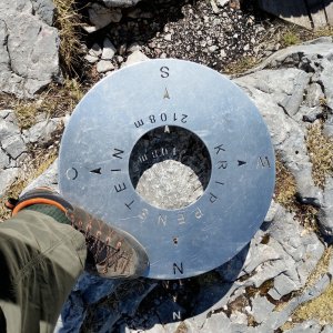 Jaroslav Flidr on the summit of Krippenstein (10.5.2025 11:40)