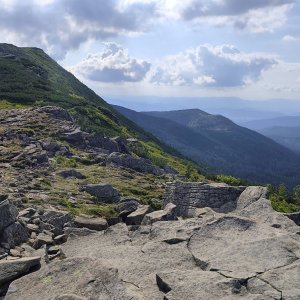 Jiří Hudec on the summit of Gówniak (19.7.2025 16:46)