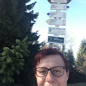 Kamila  Petrová na vrcholu Javorový vrch (26.10.2019 13:43)
