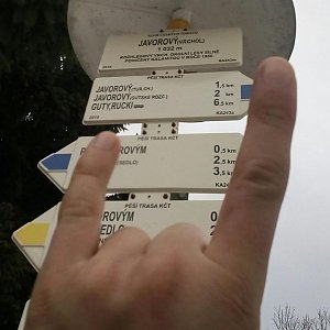 Laina666 na vrcholu Javorový vrch (2.2.2020 10:58)