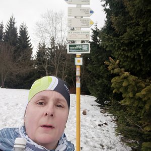 Satánek na vrcholu Javorový vrch (23.2.2020 14:45)