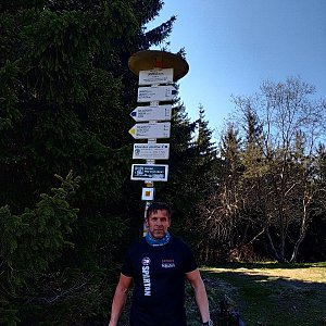 Standa na vrcholu Javorový vrch (8.5.2020 19:19)