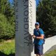 Martin Snopek on peak Javorový vrch
