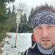 Igor Gluza na vrcholu Javorový vrch (3.1.2021 12:51)