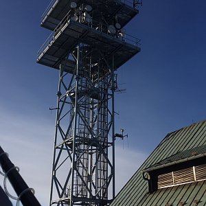 Lucinndda Martasek na vrcholu Javorový vrch (1.1.2021 14:20)