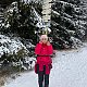 Zuzana Vojtasová na vrcholu Javorový vrch (9.1.2021)