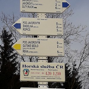 Jan Pova na vrcholu Javorový vrch (9.3.2019 9:06)