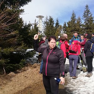 Petr Rzeplinski na vrcholu Javorový vrch (17.3.2019 11:46)