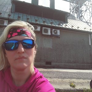 Martina Jančiková na vrcholu Javorový vrch (26.5.2019 14:15)