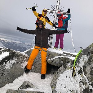 David Ryšavý na vrcholu Medelzkopf  (29.1.2022 13:50)