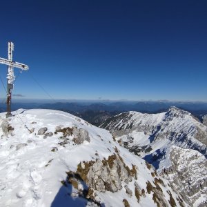 Jan Blažej on the summit of Scheiblingstein (3.10.2025 14:45)