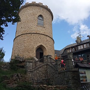 Zuza na vrcholu Kleť (12.9.2020 13:00)