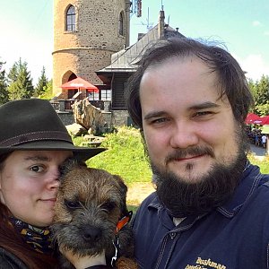 Jana Franceska Malá na vrcholu Kleť (27.6.2020 16:00)