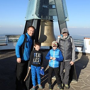 Divočák junior on the summit of Kleť (10.10.2021 16:01)