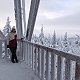 Šárka Foglová na vrcholu Vrchmezí (10.1.2021 10:00)