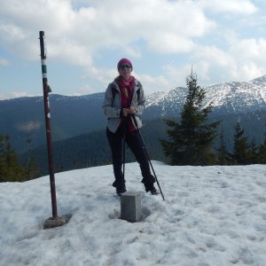 Rastislav Biarinec on the summit of Mestská hora (29.4.2022 10:43)