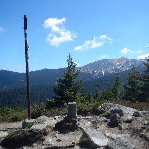 Rastislav Biarinec on the summit of Mestská hora (15.5.2022 10:52)