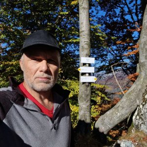 Rastislav Biarinec on the summit of Havran (20.10.2025 11:39)