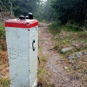 Jiřina na vrcholu Krkavice / Kyrkawica (1.11.2022 10:30)