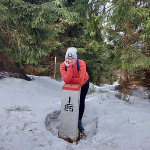 Evík na vrcholu Krkavice / Kyrkawica (13.3.2021 13:27)