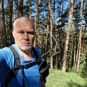 Rastislav Biarinec on the summit of Krieslo (14.5.2024 9:33)