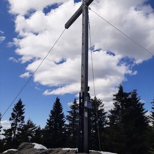 Leottomontagne na vrcholu Kleiner Arber (27.4.2024 12:38)