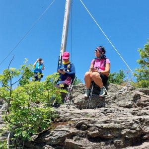 Mykas on the summit of Kleiner Arber (21.6.2025 12:59)