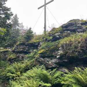 akam on the summit of Kleiner Arber (30.7.2025 12:01)