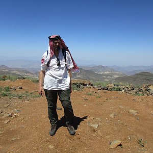Jaroslav Flidr on the summit of Jabal Ferwa (13.5.2023)