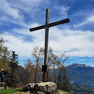 Horalka Anička on the summit of Spitzeck (19.5.2023)