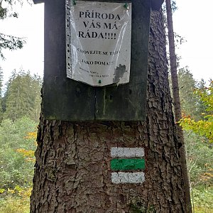 Jana F na vrcholu Stupný (9.10.2022 8:51)