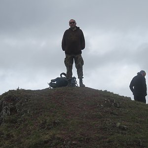 Daniel Ledl on the summit of Vojvodin venac (9.5.2023 17:14)