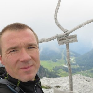 Divočák na vrcholu Toter Mann (16.7.2017 10:21)