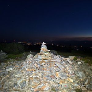 Jiří Králík on the summit of Pec (12.8.2026 21:40)