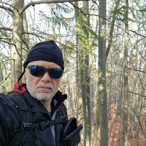 Rastislav Biarinec on the summit of Kutiny (8.2.2025 13:09)