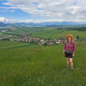 Horalka Anička on the summit of Páncová (11.6.2023)