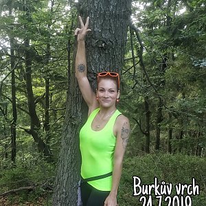 Zde Nka na vrcholu Burkův vrch (24.7.2019 12:16)